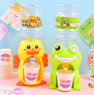 Mini Water Dispenser for Children Kids Gift Cute Water Juice Milk Drinking Fountain Simulatio