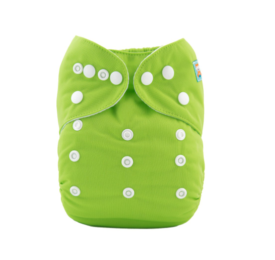 Alva Baby Cloth Diapers Solid Color One Size Adjustable Reusable Washable Pocket Cloth Diaper Cloth Diaper Only P8