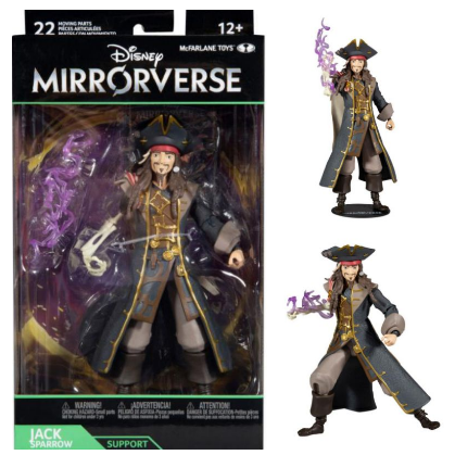 Mcfarlane Disney Mirrorverse Captain Jack Sparrow 7" Action Figure