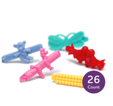 Goody Girls Self-Hinge Hair Barrettes, 26ct