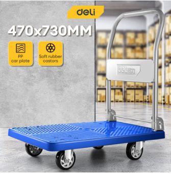 Deli 150Kg/300Kg Heavy Duty Trolley Cart Multifunction Foldable Trolley Cart Large Capacity