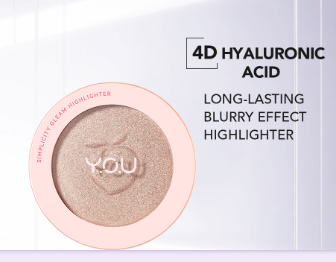 Y.O.U Simplicity Gleam Highlighter｜ Face Shimmer｜Smooth and Glow