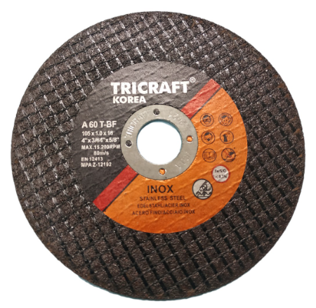 Tricraft Cutting Disk Super Thin 4 Inches x 1.0mm x 16mm (10 Pcs)