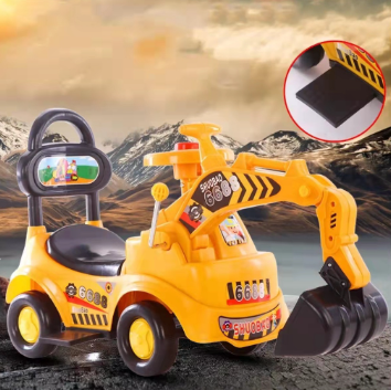 TOY TRUCK EXCAVATOR RIDE-ON FOR KIDS AGES 1-5 YEARS OLD