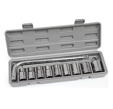 Ares 10 pc Socket Wrench Set 1/2 Drive Metric Socket Wrench Set