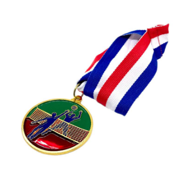 Volleyball Medals Gold 5cm (Colored)