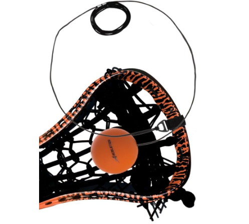 ACELETIQS Lacrosse Ball Lacrosse Rebounder, Pair with All Lacrosse Sticks, Lacross Ball Perfect Lacrosse Trainer and Gift for All Ages, La Crosse Balls