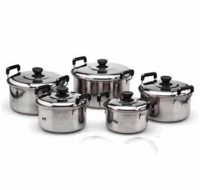 Fashion King High Grade Stainless Steel Combination Series 5Pcs set