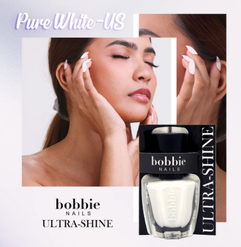Bobbie Nails 12ml Ultra-Shine Collection in Pure White US