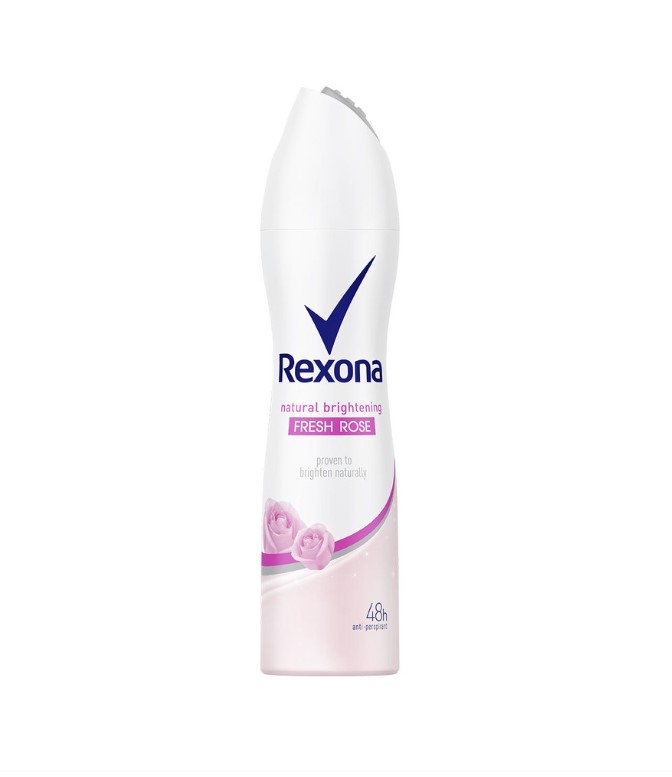 Rexona Natural Brightening Deodorant Spray Fresh Rose150ML