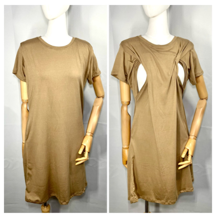 Maternity Breastfeeding dress  Nursing dress  Pregnant  Nursing wear  Lounge dress  Casual dress MBD10