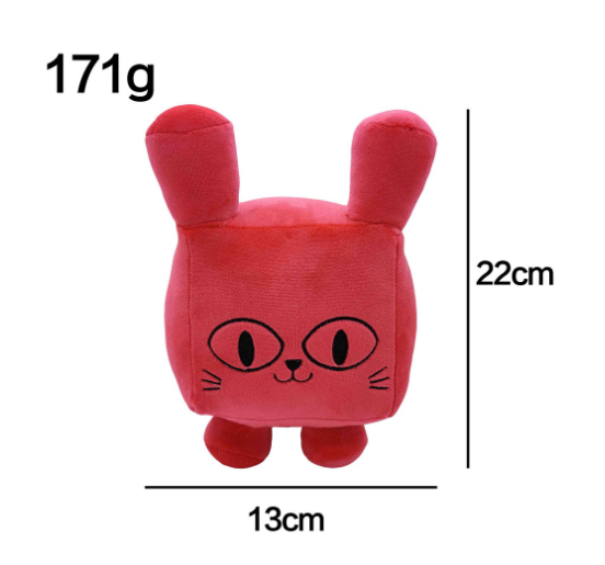 25cm Pet Simulator X Cat Stuff Plushie Toys Big Games Cat Plushie Toy Dolls Pillow Kids Gift P25