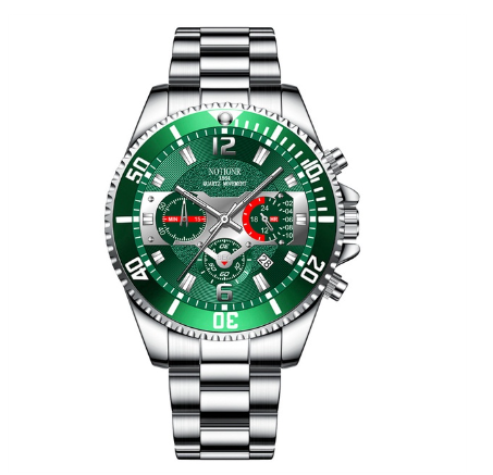 2022 New Quartz Watch Japan stainless steel waterproof watch for men Diving Steel Belt sports watches men's watch Business Automatic watch M1