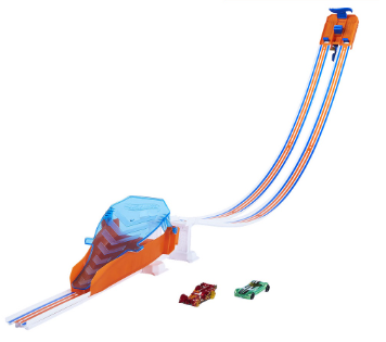 Hot Wheels Flying Custom Race and Jump Track Set