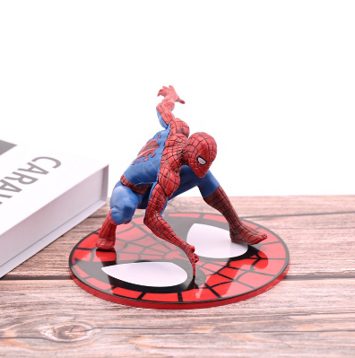 The Marvel Avengers Alliance Spiderman Iron Man Figure Doll Toys Cake Topper Decorations Childrens Gift