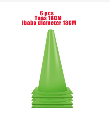 6 PCS Multi-function Safety Agility Cone for Football Soccer