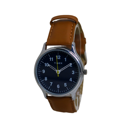 Timex Analog Brown Leather Analog Quartz Watch For Men TW00NTD01E CLASSICS