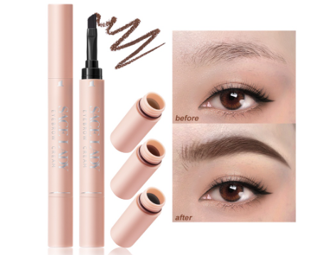Sace Lady Eyebrow Cream Waterproof Long Lasting Tattoo Brow Gel With Brush Eye Make Up
