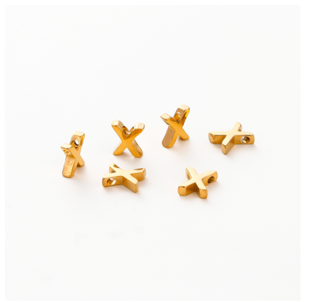 St.K unkka 316L Stainless Steel Initial Name Pendant Necklace Alphabet A-Z 26 Letter Fashion Necklace X