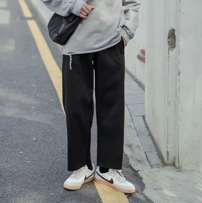 Trendy straight leg pants Korean fashion casual pants for men