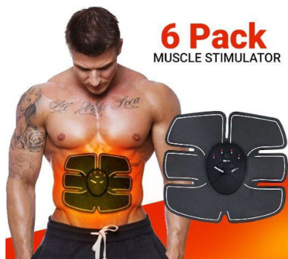 6 Packs EMS Mobile Body Gym Muscle Training ABS Workout