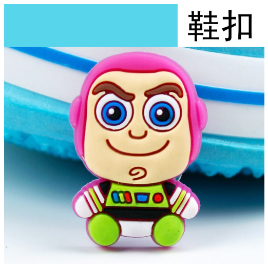 Cute Buzz Lightyear Jibbitz for Kids Woody Pig Jibitz Croc Cham Pin Bear Dog Shoe Charms Toy Story Croc Jibbits Shoes Accessories Decoration C1