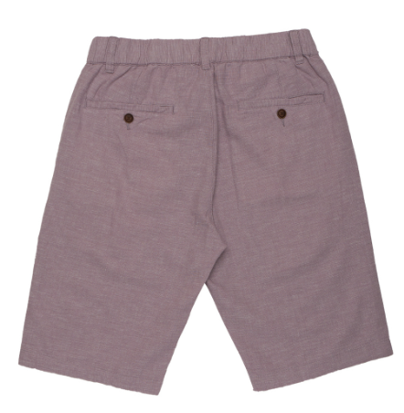 GIORDANO Men's Cotton Linen Bermuda Shorts- 13 - Lt. Pink
