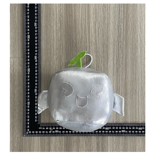 Blox Fruits Plush Toys Blox Fruits Game Peripheral Fruit Leopard Print Box Plush Toy Purple Box Doll B22