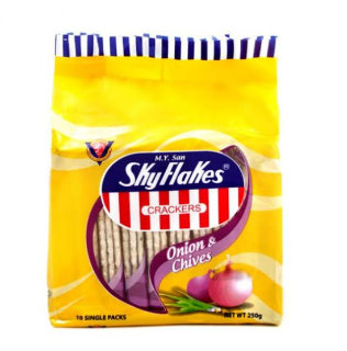Skyflakes Crackers Onion & Chives Flavor 25g  x 10s