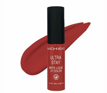NICHIDO Ultra Stay Matte Liquid Lip Color - Iconic Red