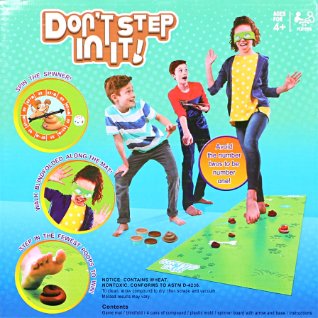 Indoor Parent-child Games Step in The Fewest Poops To Win! Don't Step in It Family Party Game Toy Funny Practical Joke Toy Gifts