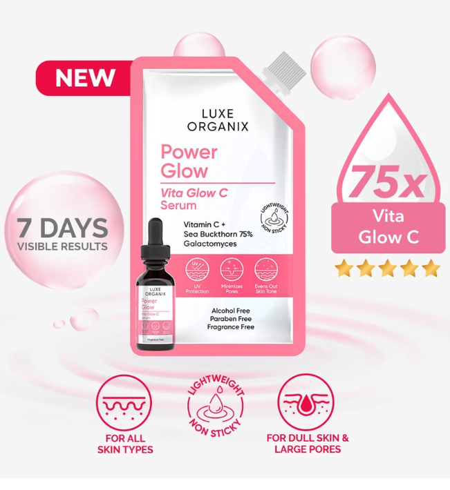 Luxe Organix Power Glow Vita Glow C Serum 7ml