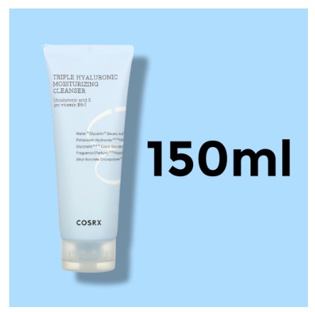 Cosrx  Hydrium Triple Hyaluronic Moisturizing Cleanser 150ml