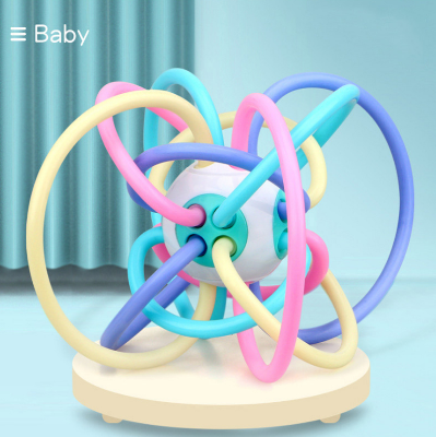 IBaby Baby Soft Ball Teether Manhattan Ball for Newborn Infant BPA Free Teething Toys