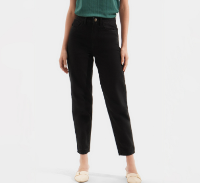 ForMe Column Jeans for Women Black