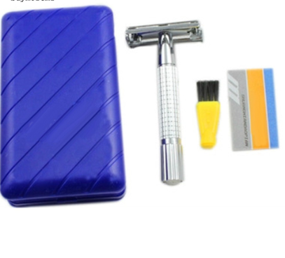 Men Classic Manual Double-Edged Razor Hair Removal Blade Beard Trimmer Shaver