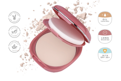 Fashion21 Two Way Cake with Rose Water with SPF 35+ PARABEN FREE Oil Control Matte Finished