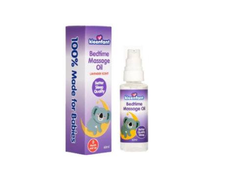 Kleenfant 60ml Bedtime Massage Oil Lavender Scent