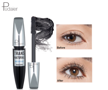 Pudaier Mascara Lengthening Volume Waterproof  Volumizing Curling Natural Long Lashes Eye Makeup Cosmetic