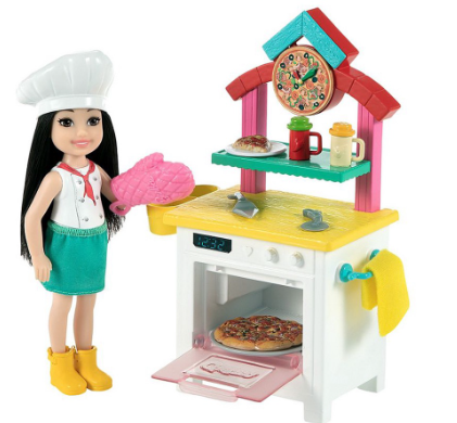 Barbie Career Chelsea Pizza Chef Playset