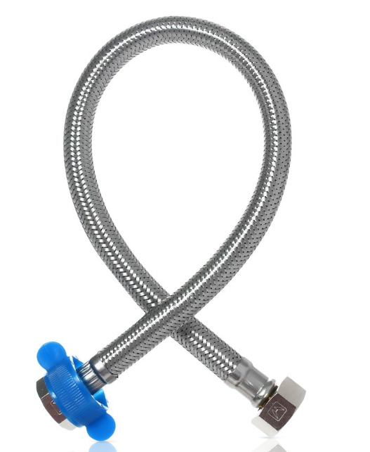 WASSERNISON Stainless Steel Flexible Hose 12in.1/2X1/2X12 NFH 63-12