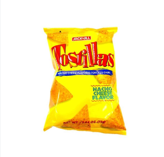 Jack 'n Jill Tostillas Nacho Cheese 72g