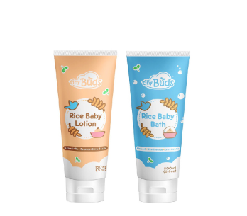 Tiny Buds Rice Baby Bath & Lotion Set