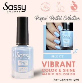 Sassy Colors Magic Gel Polish Pastel Collection 12ML