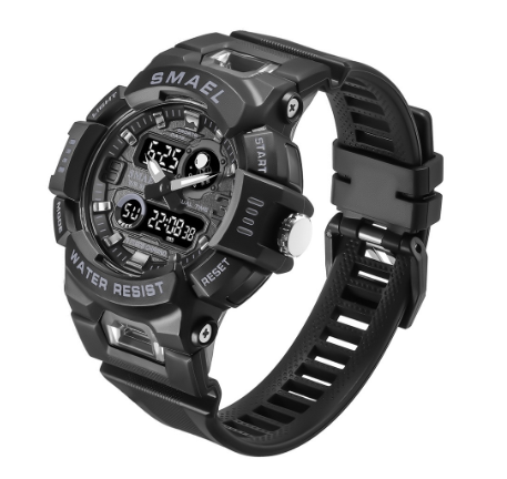 Original Luxury Fashion Spaceman Watch Men Women Waterproof Luminous Watch Sports Watch BLACK