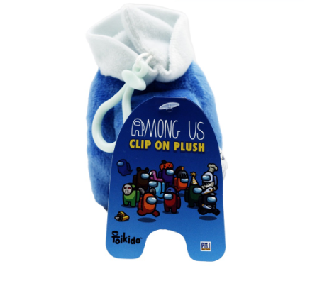 Among Us Clip On Plush Blue Stuffed Toy
