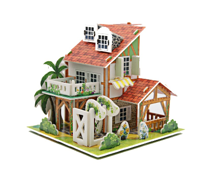 YUNLEO Diy 3D Puzzles Children's Educational Toys Diy Manual Assembly