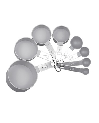 Slique Premium Baking Accessories Measuring Tool and Spoon Set of 8