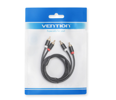 Vention 2RCA To 2RCA Stereo Gold Plated Cable For Home Theater