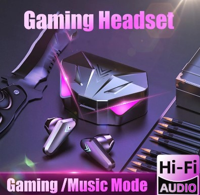 X15 TWS Wireless Earbuds Bluetooth Earphones for Gaming Headset Noise Cancelling HiFi Bass with Mic